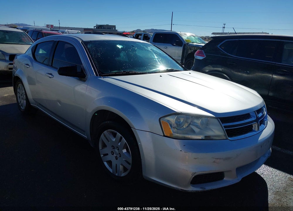 2012 DODGE AVENGER SE VIN: 1C3CDZAB9CN331757