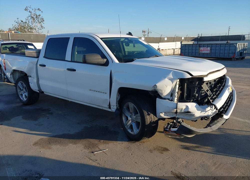 2018 CHEVROLET SILVERADO 1500 CUSTOM VIN: 3GCPCPEH9JG453463