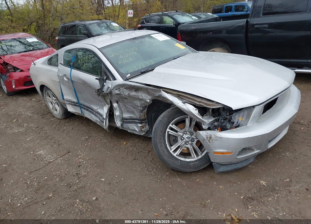 2012 FORD MUSTANG V6 VIN: 1ZVBP8AM9C5287833
