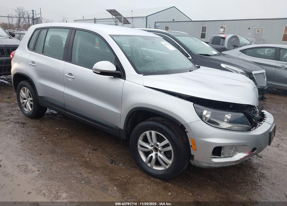 2012 VOLKSWAGEN TIGUAN S VIN: WVGAV7AX2CW522636