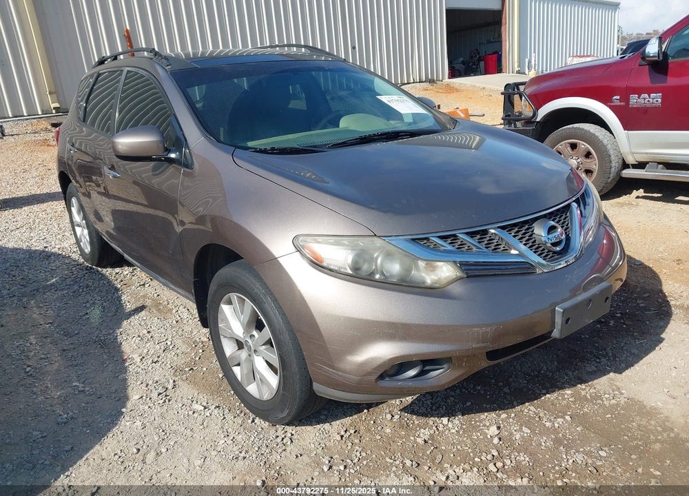 2012 NISSAN MURANO SV VIN: JN8AZ1MU6CW105970