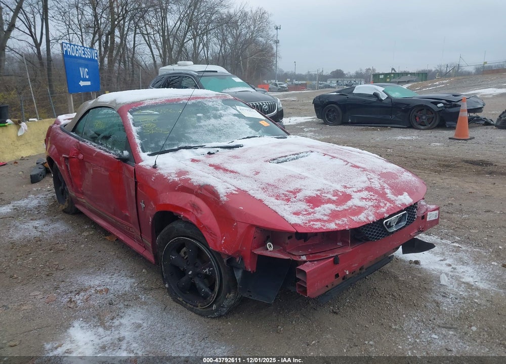 2000 FORD MUSTANG VIN: 1FAFP4440YF218593