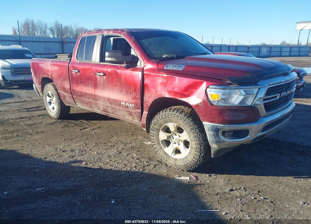 2019 RAM 1500 BIG HORN/LONE STAR  4X4 6'4 BOX VIN: 1C6SRFBT3KN832048