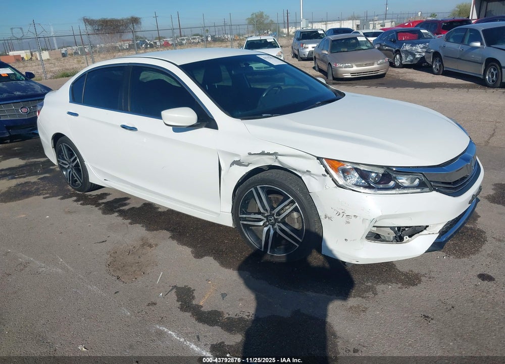 2017 HONDA ACCORD SPORT SE VIN: 1HGCR2F12HA236395
