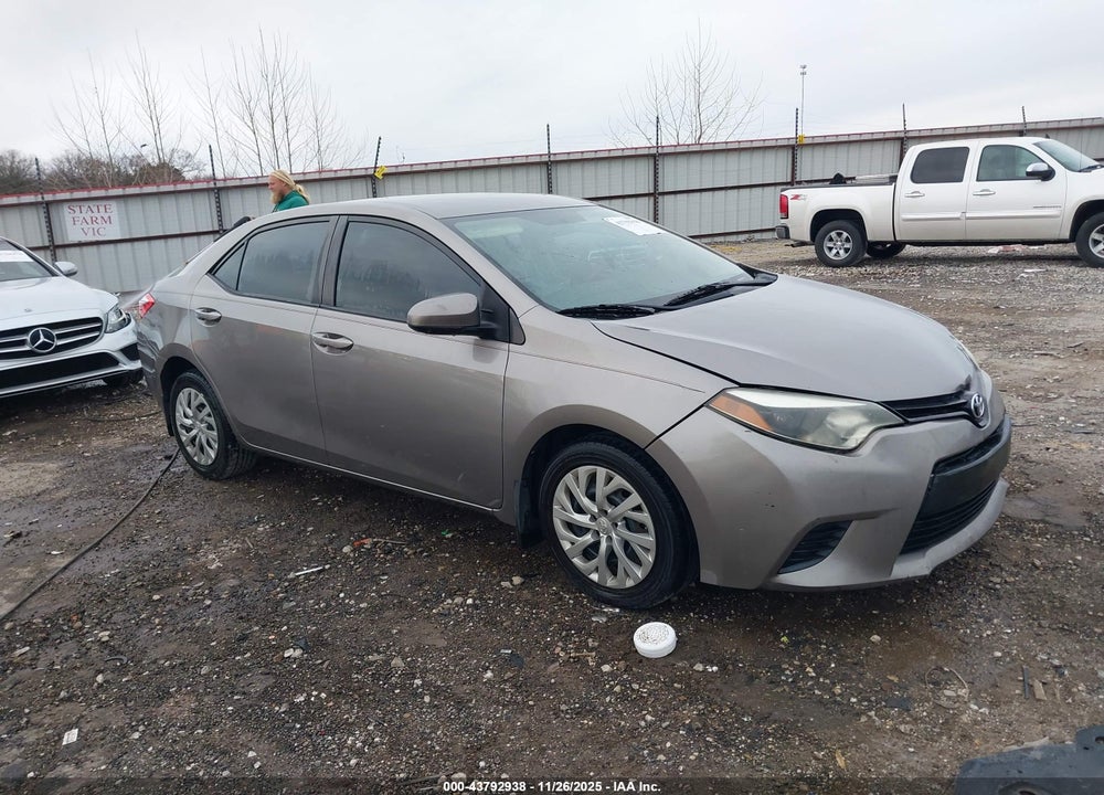 2014 TOYOTA COROLLA LE VIN: 2T1BURHE8EC133703