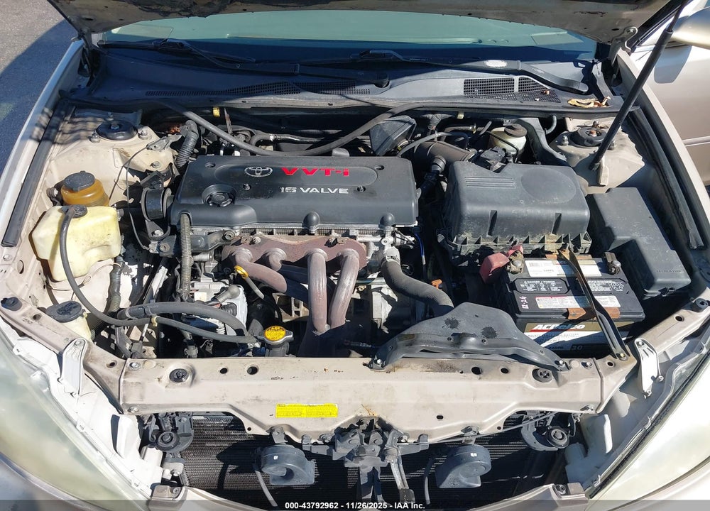 2002 TOYOTA CAMRY LE VIN: 4T1BE32K42U032838