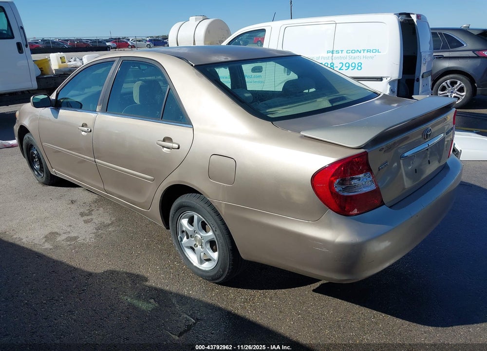 2002 TOYOTA CAMRY LE VIN: 4T1BE32K42U032838