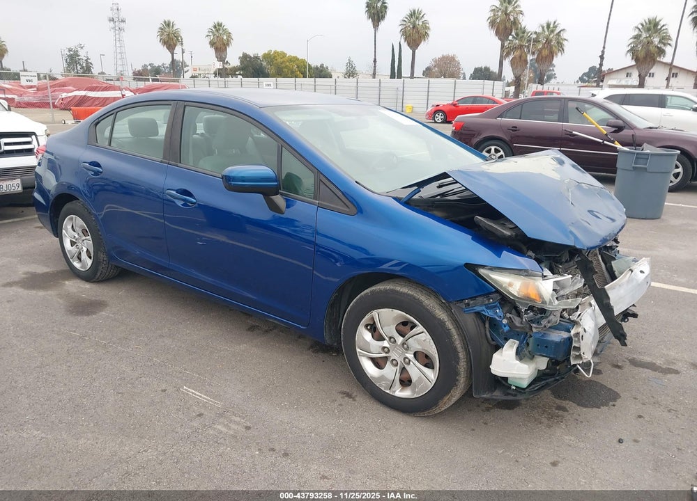 2014 HONDA CIVIC LX VIN: 19XFB2F56EE214055