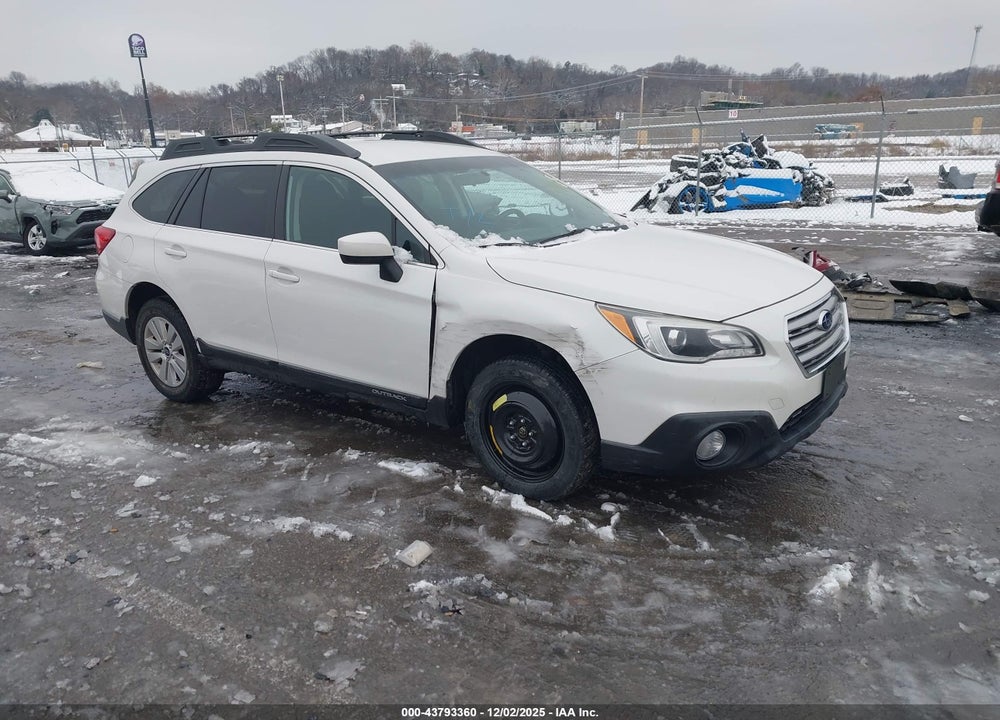 2016 SUBARU OUTBACK 2.5I PREMIUM VIN: 4S4BSACC9G3357700