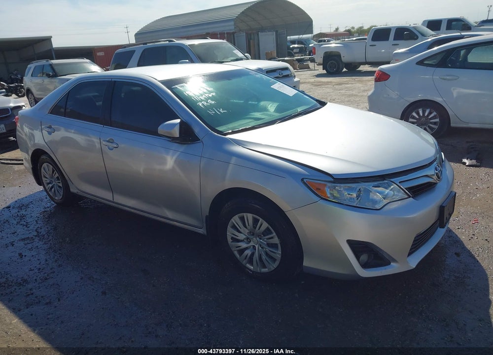 2012 TOYOTA CAMRY LE VIN: 4T4BF1FK1CR186202
