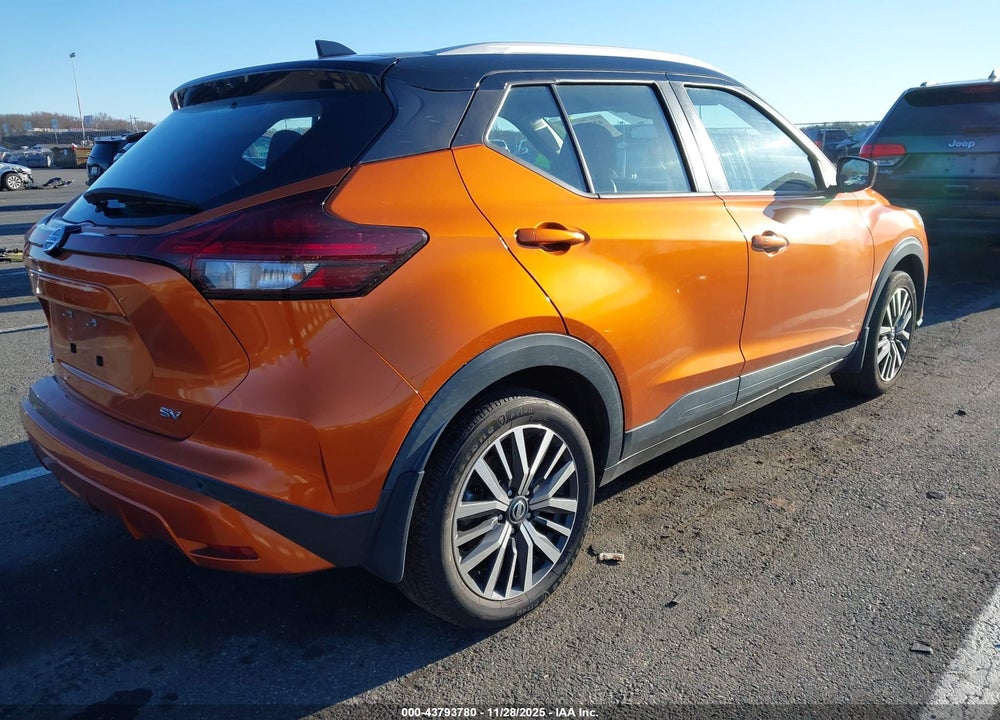2021 NISSAN KICKS SV XTRONIC CVT VIN: 3N1CP5CV4ML533929