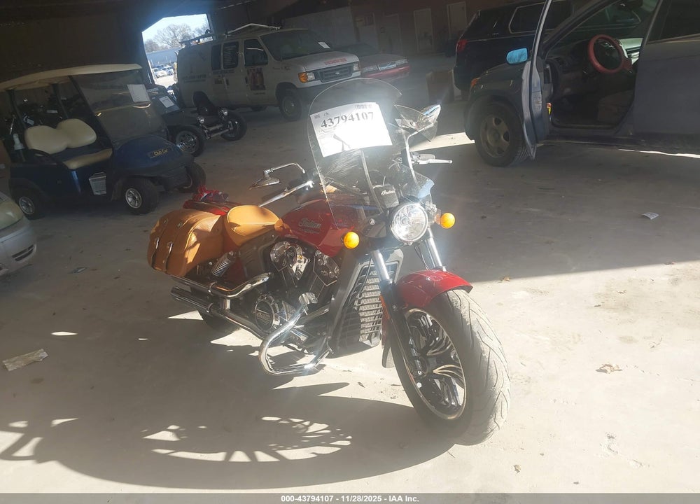 2016 INDIAN MOTORCYCLE CO. SCOUT ABS VIN: 56KMSA006G3115478