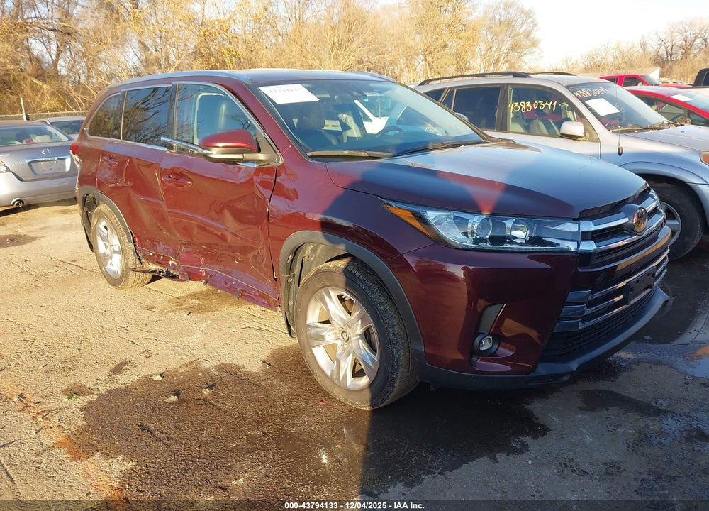 2019 TOYOTA HIGHLANDER LIMITED VIN: 5TDDZRFH3KS974113