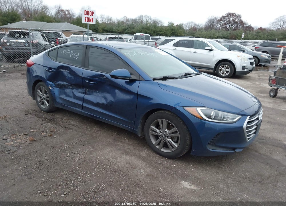 2018 HYUNDAI ELANTRA SEL VIN: 5NPD84LF4JH332545