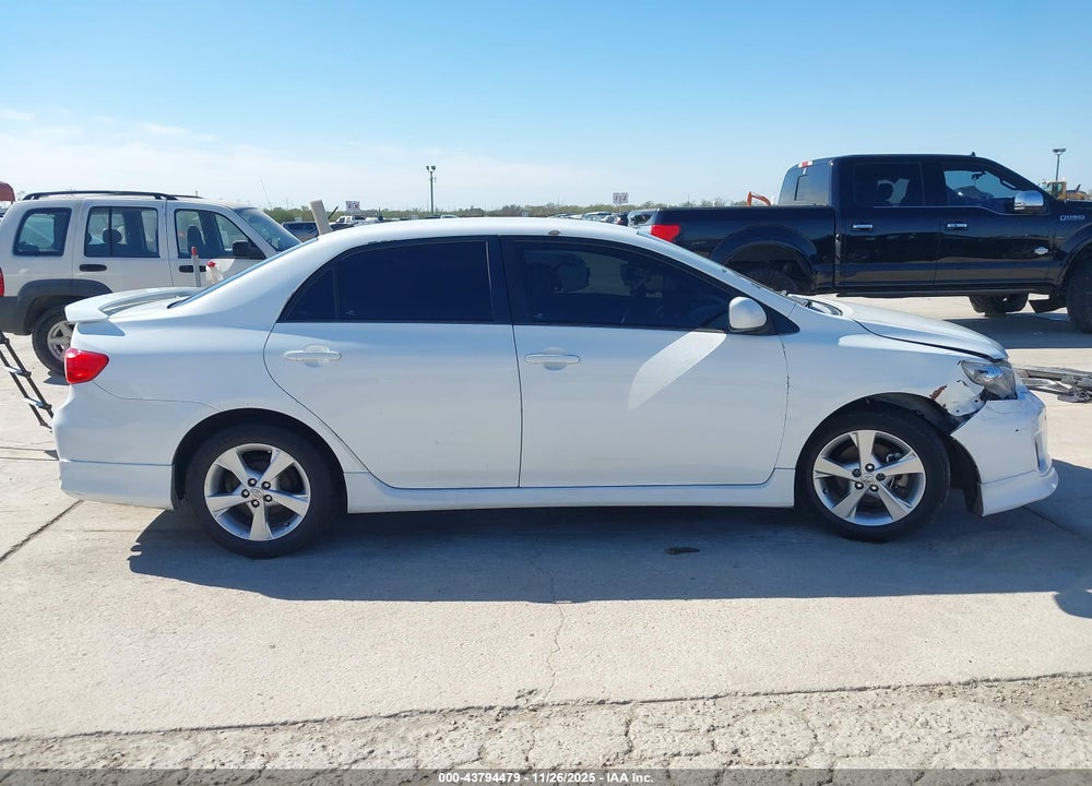 2012 TOYOTA COROLLA S VIN: 5YFBU4EE9CP032707
