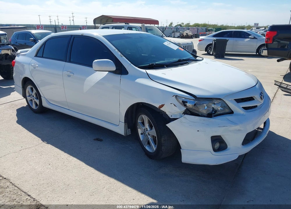 2012 TOYOTA COROLLA S VIN: 5YFBU4EE9CP032707