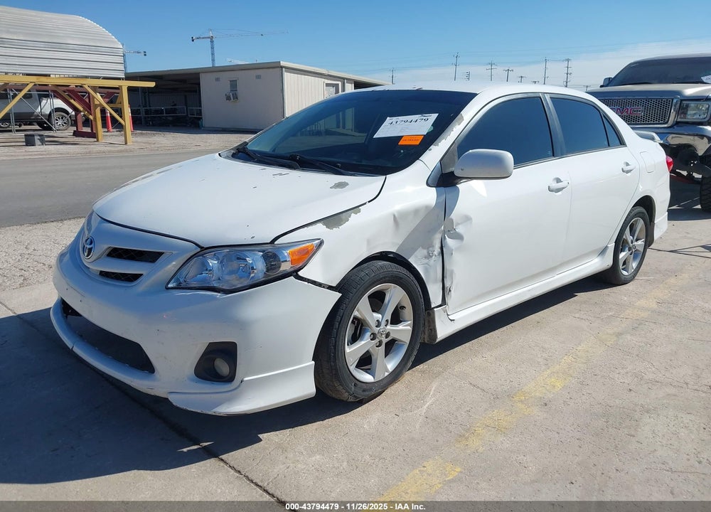 2012 TOYOTA COROLLA S VIN: 5YFBU4EE9CP032707