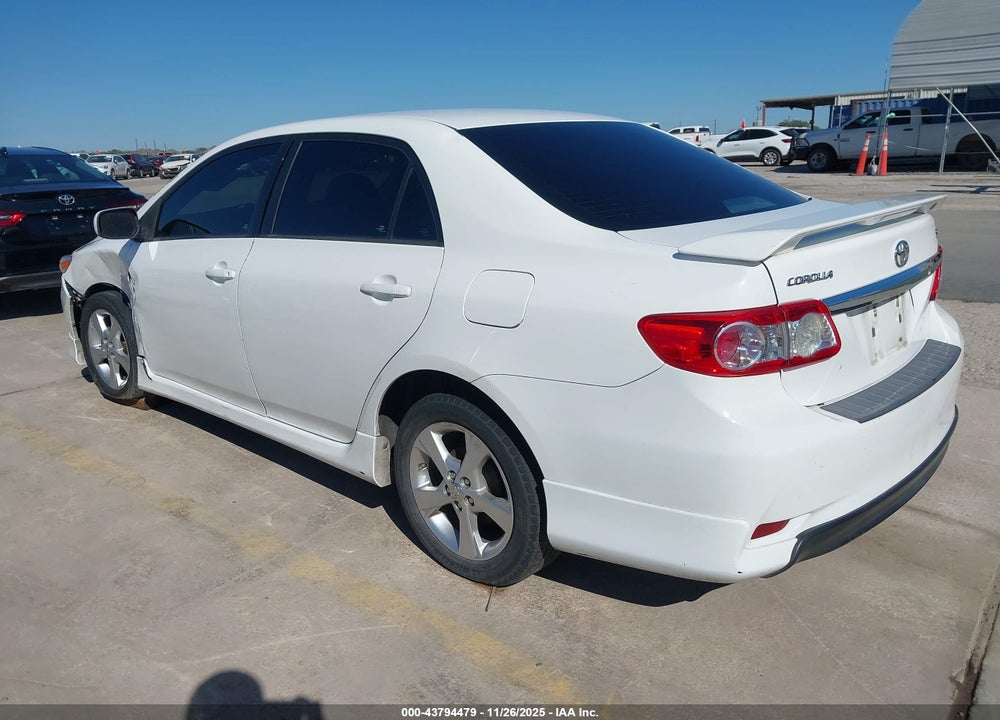 2012 TOYOTA COROLLA S VIN: 5YFBU4EE9CP032707