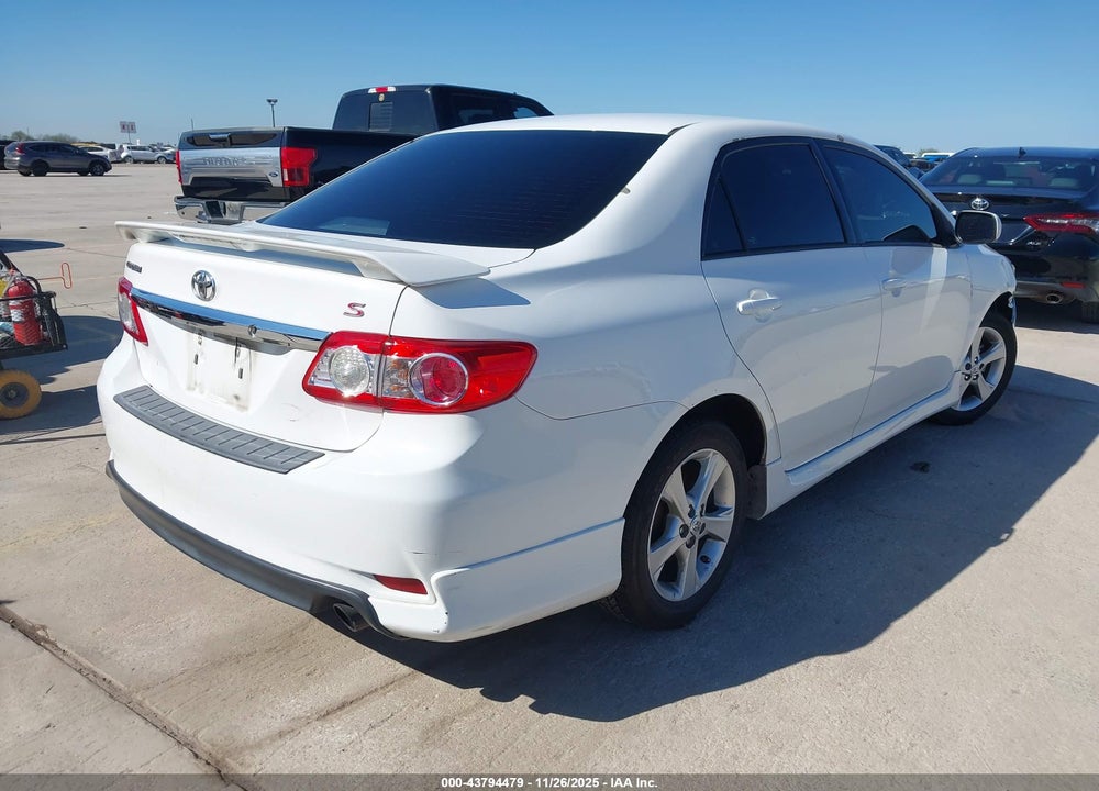 2012 TOYOTA COROLLA S VIN: 5YFBU4EE9CP032707