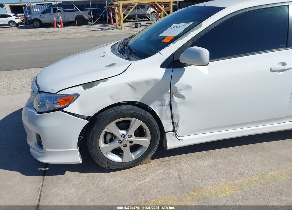 2012 TOYOTA COROLLA S VIN: 5YFBU4EE9CP032707