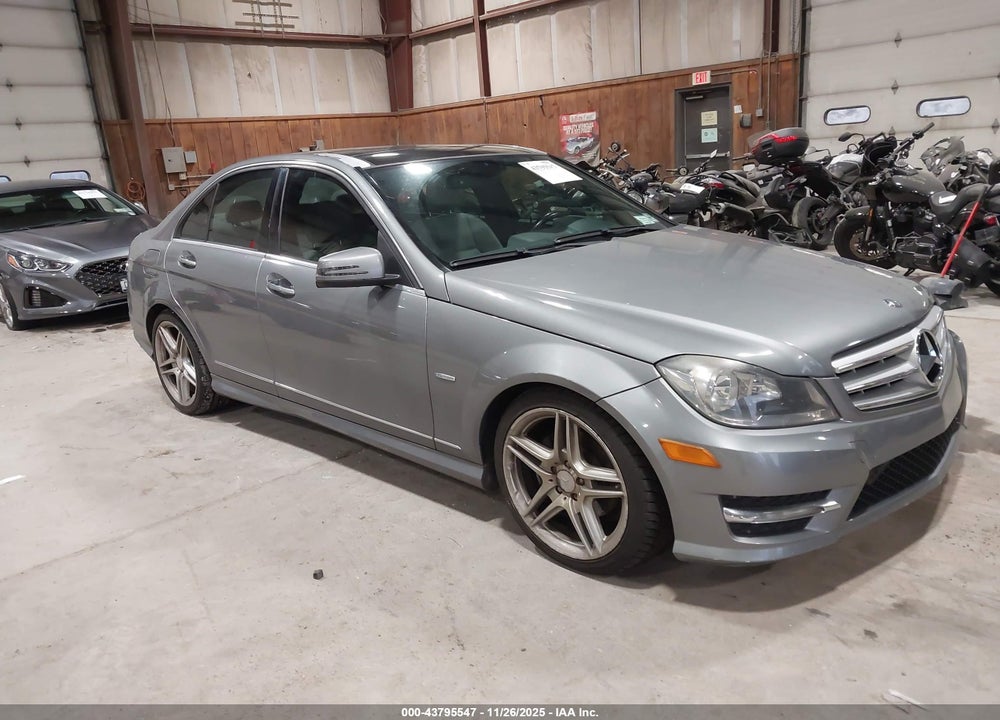 2012 MERCEDES-BENZ C 250 SPORT VIN: WDDGF4HB4CR216921