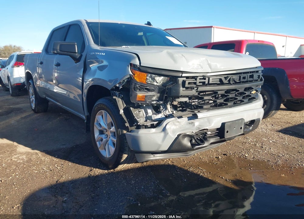 2025 CHEVROLET SILVERADO 1500 2WD  SHORT BED CUSTOM VIN: 1GCPABEK1SZ183571