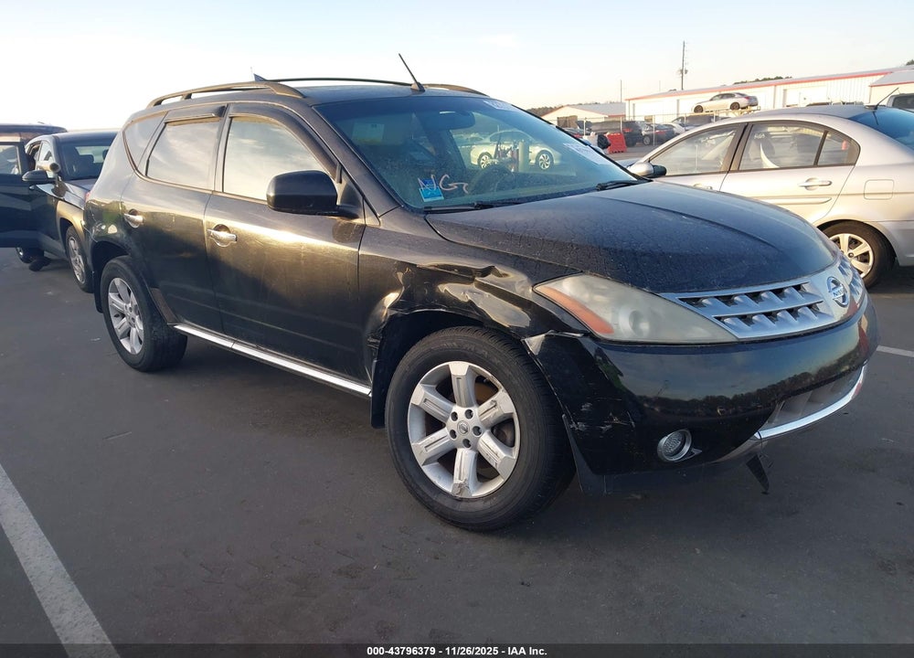 2007 NISSAN MURANO SL VIN: JN8AZ08W37W632912
