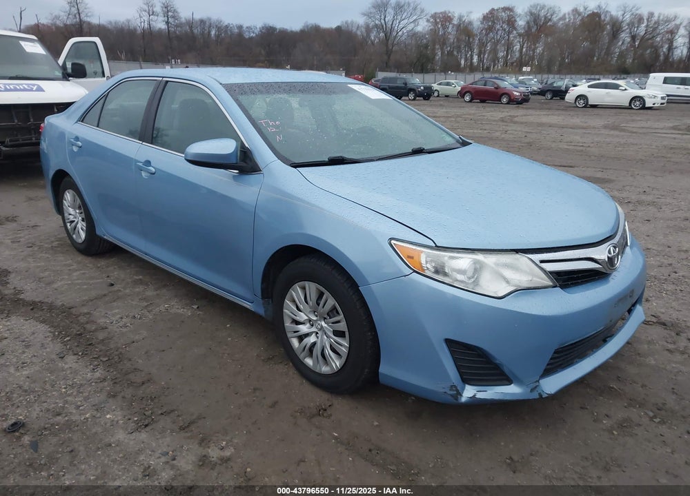 2012 TOYOTA CAMRY LE VIN: 4T1BF1FK6CU607180