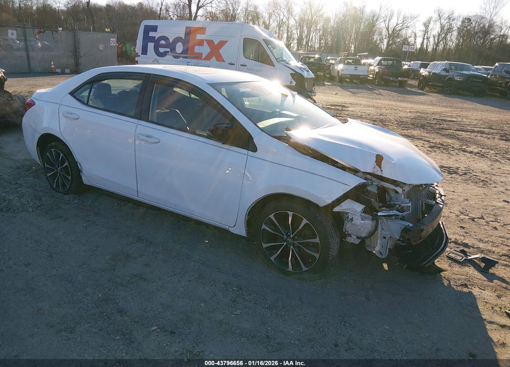 2017 TOYOTA COROLLA XSE VIN: 2T1BURHE5HC851567