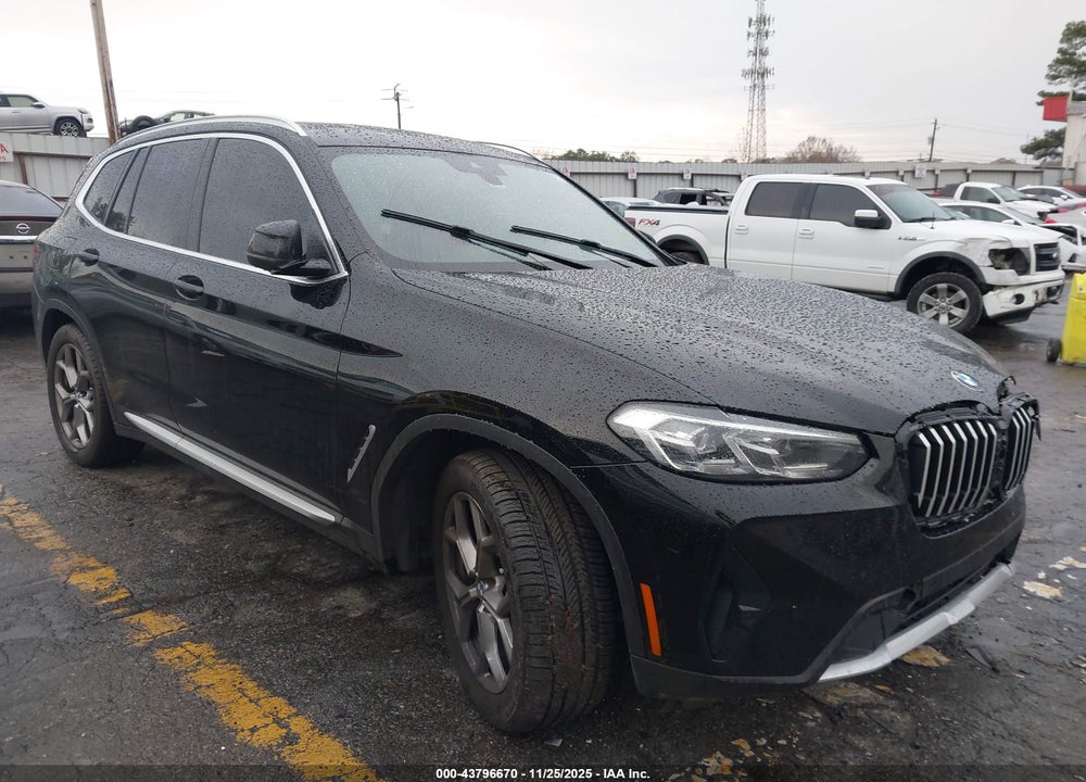 2022 BMW X3 SDRIVE30I VIN: 5UX43DP07N9K82533