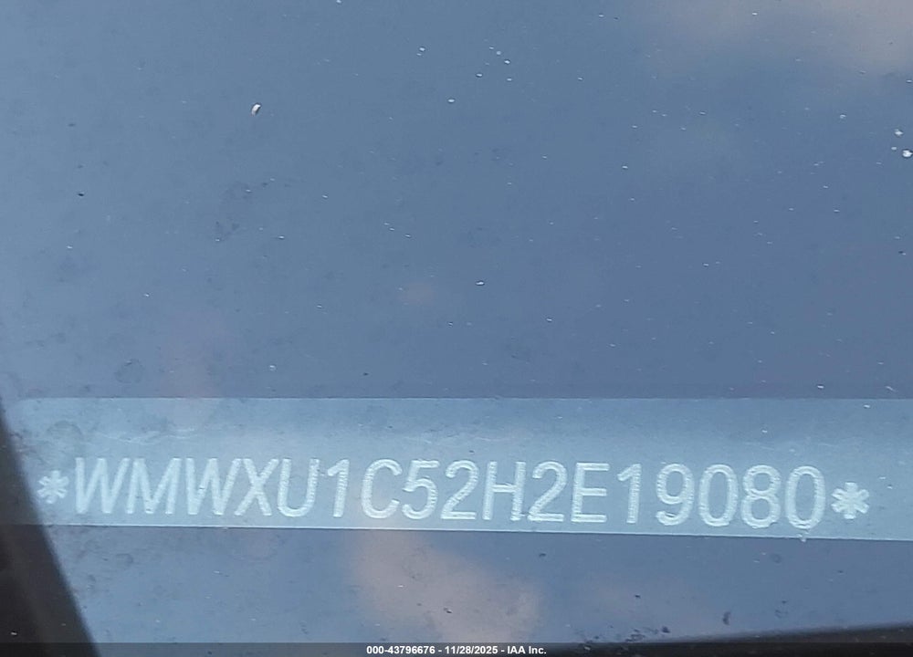 2017 MINI HARDTOP COOPER VIN: WMWXU1C52H2E19080
