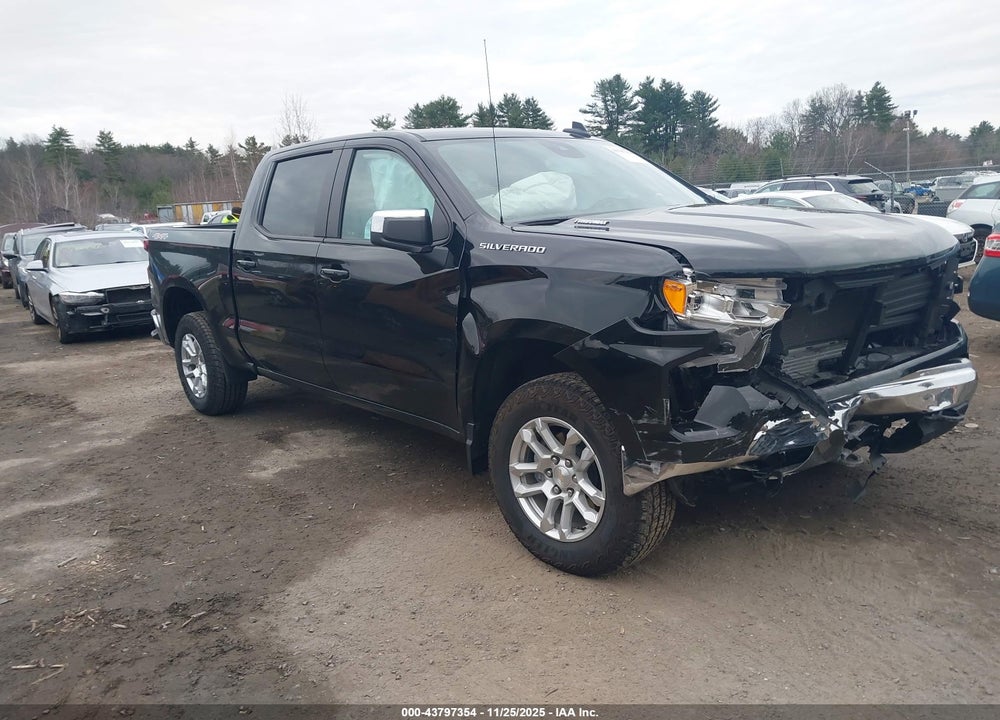 2025 CHEVROLET SILVERADO 1500 4WD  SHORT BED LT WITH 2FL VIN: 1GCPKKEK3SZ128276