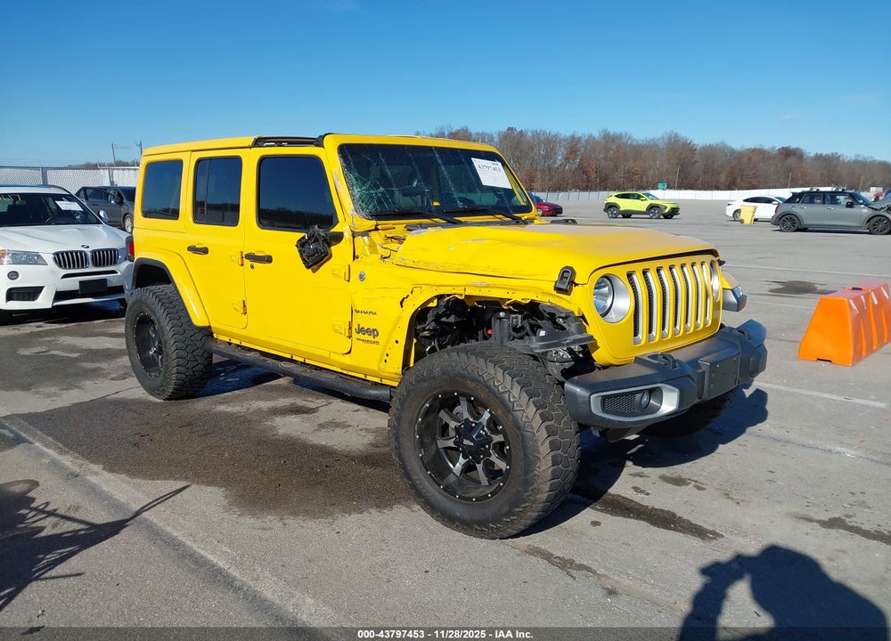 2020 JEEP WRANGLER UNLIMITED SAHARA VIN: 1C4HJXEN9LW125402