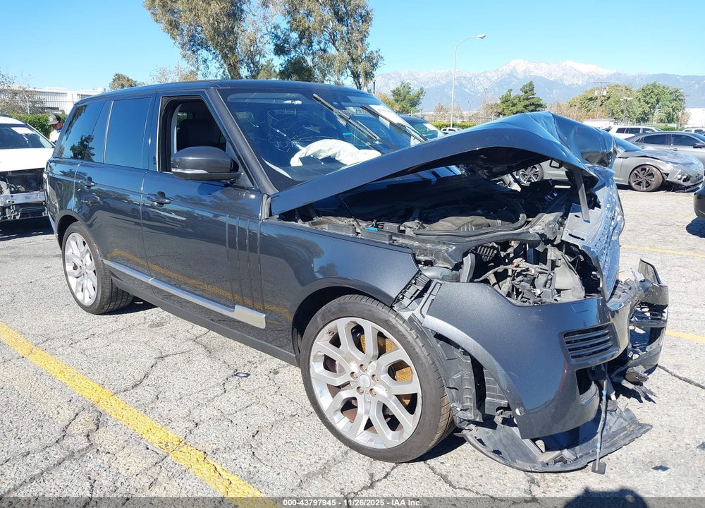 2016 LAND ROVER RANGE ROVER 5.0L V8 SUPERCHARGED VIN: SALGS2EF0GA299018