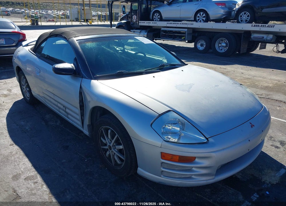 2001 MITSUBISHI ECLIPSE SPYDER GS VIN: 4A3AE45G31E016326