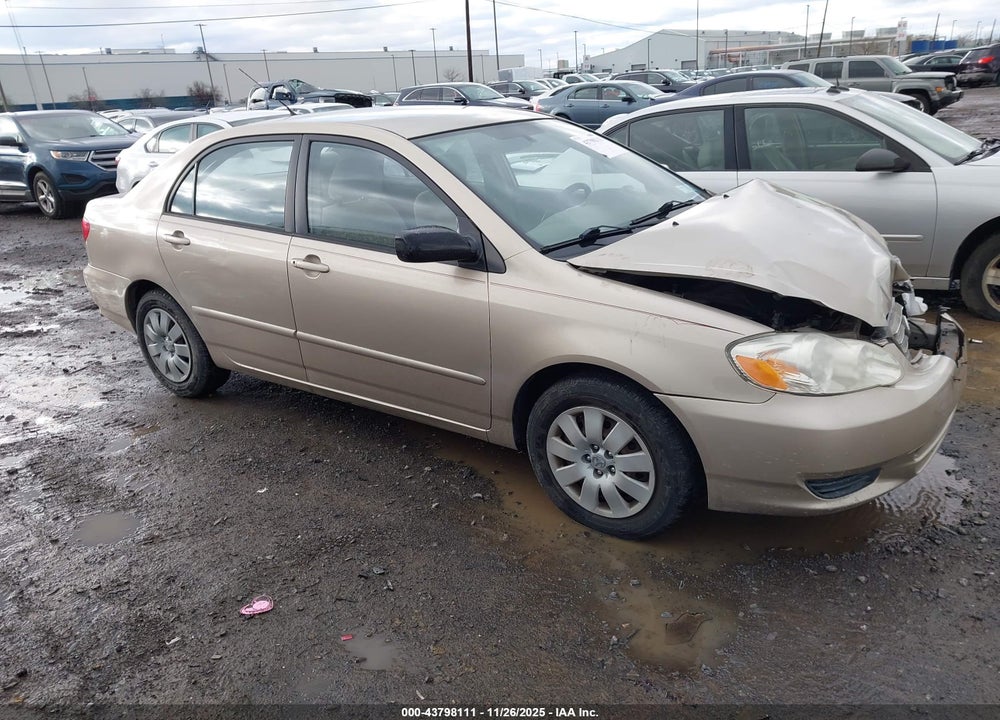 2004 TOYOTA COROLLA LE VIN: 2T1BR38E14C207850