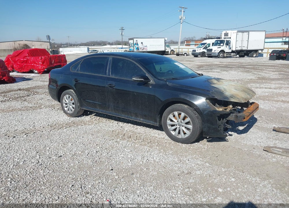 2012 VOLKSWAGEN PASSAT 2.5L S VIN: 1VWAP7A37CC072685