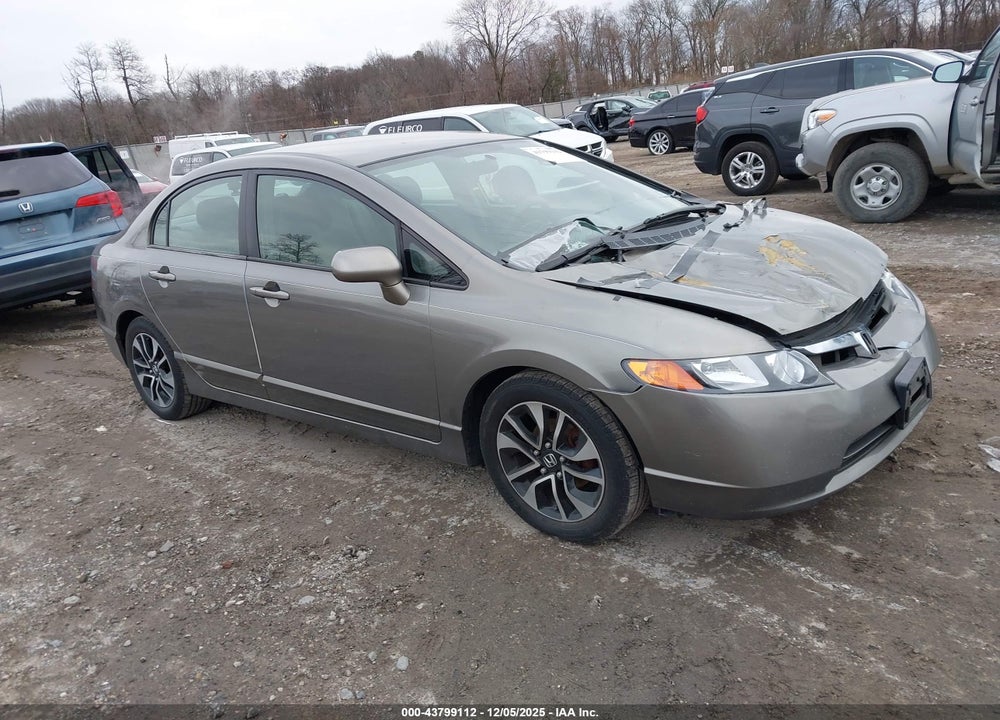 2007 HONDA CIVIC LX VIN: 1HGFA165X7L017351