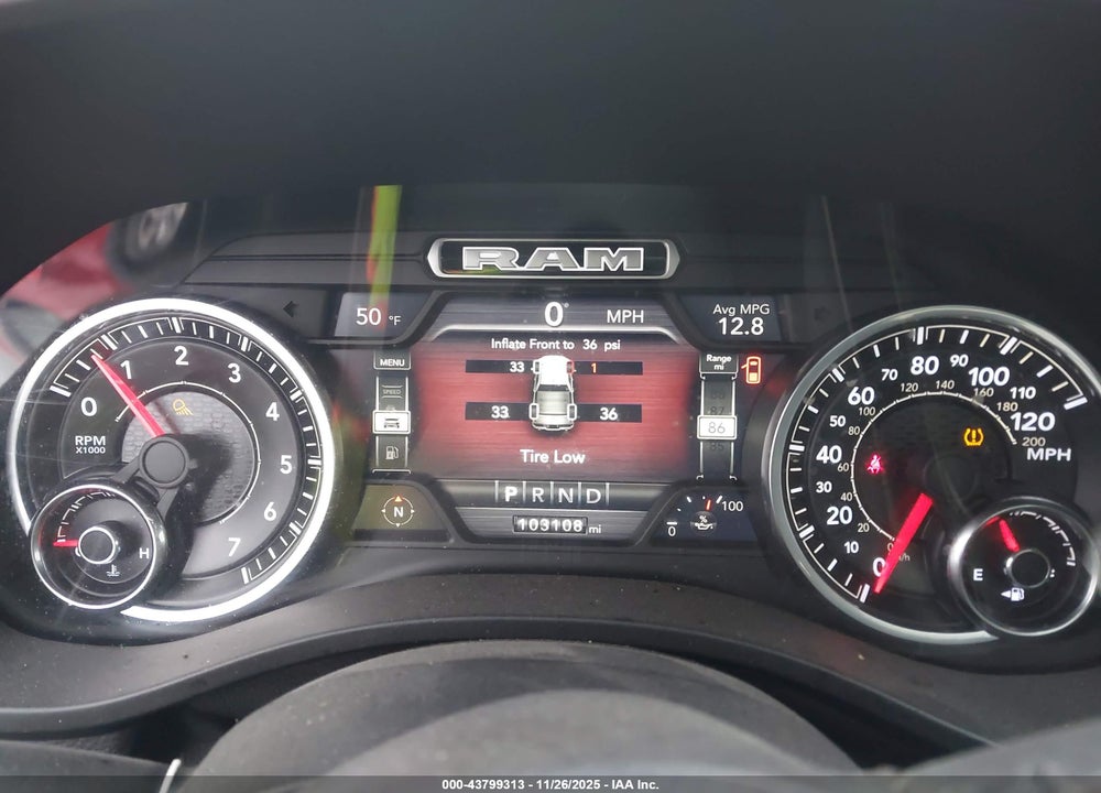 2019 RAM 1500 LAIE  4X4 5'7 BOX VIN: 1C6SRFJT4KN807399