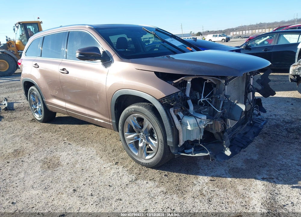 2019 TOYOTA HIGHLANDER LIMITED PLATINUM VIN: 5TDYZRFH9KS337423