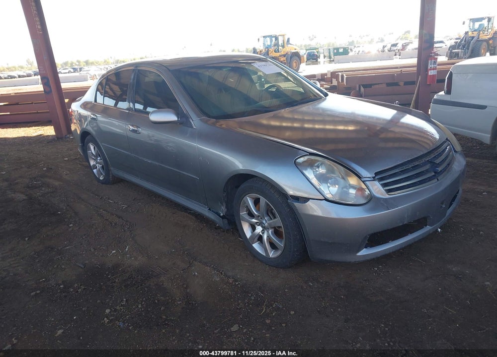 2006 INFINITI G35 SEDAN VIN: JNKCV51E06M515280