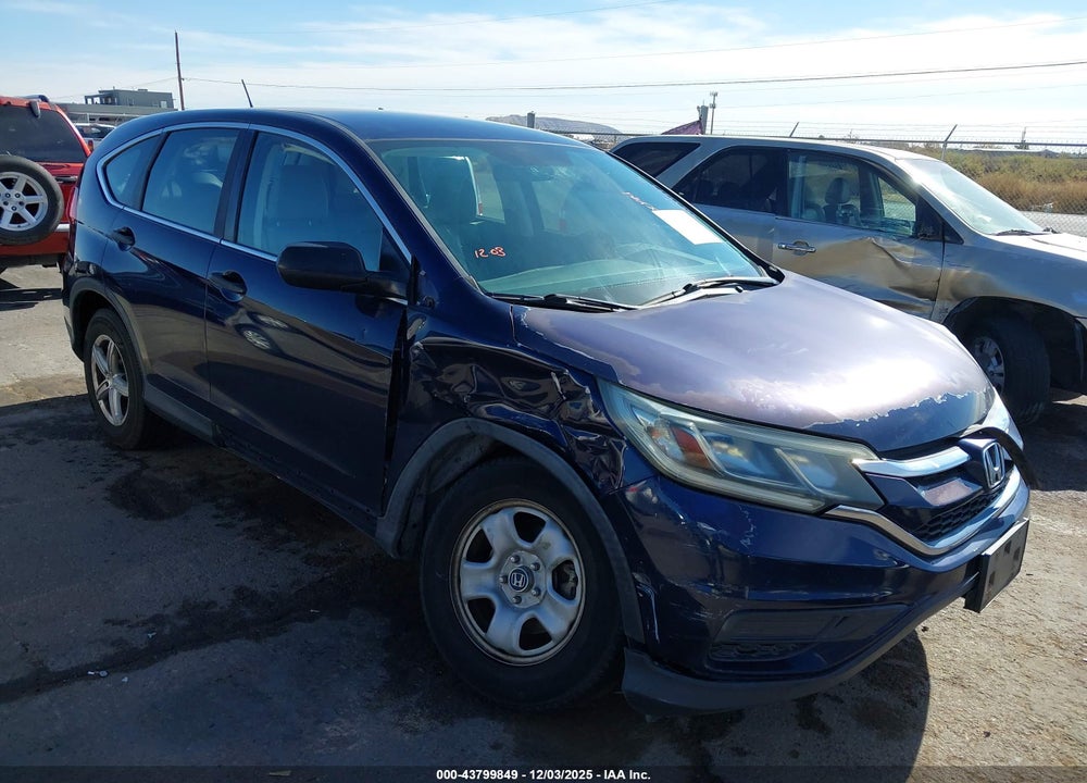 2015 HONDA CR-V LX VIN: 5J6RM4H32FL113239
