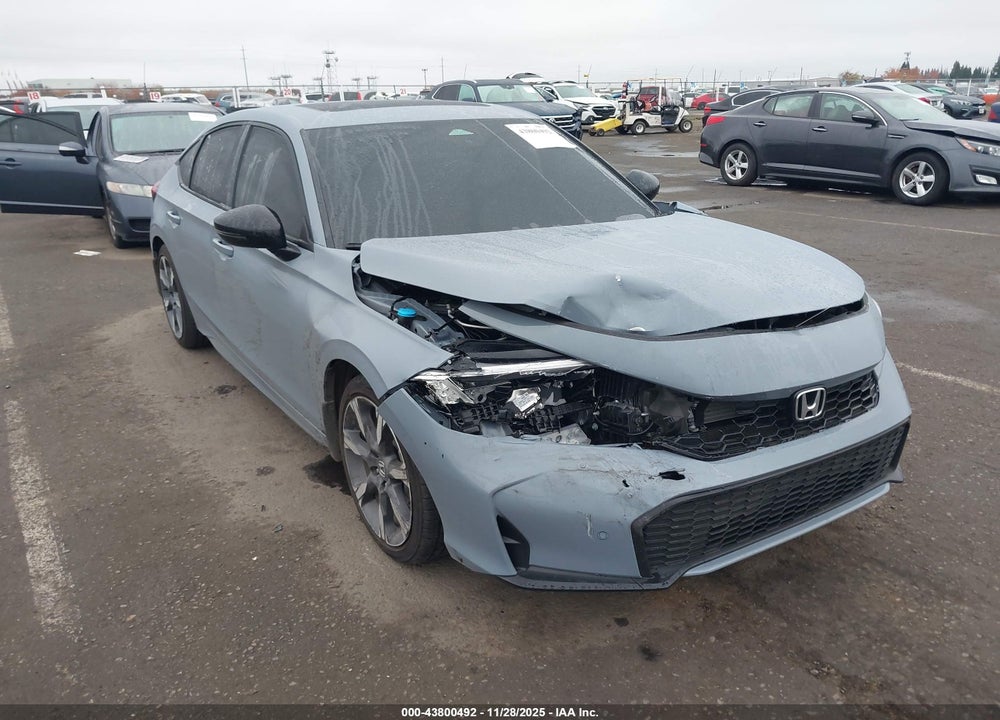 2025 HONDA CIVIC HYBRID SPORT TOURING VIN: JHMFL4H99SX005007