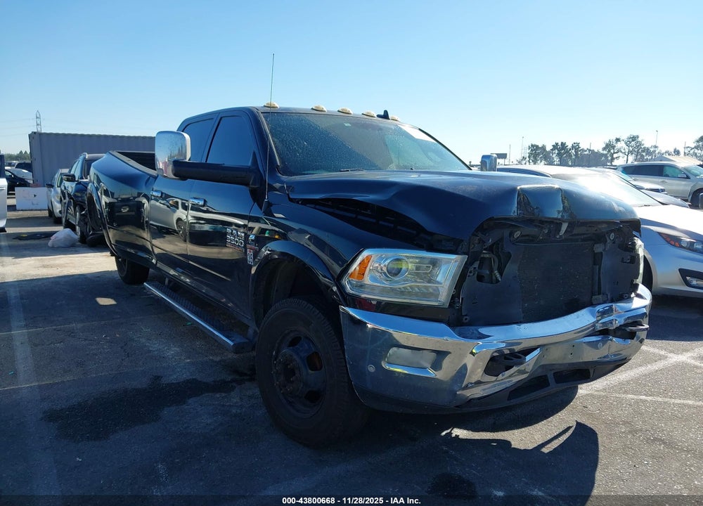 2018 RAM 3500 LAIE  4X4 8' BOX VIN: 3C63RRJLXJG132378