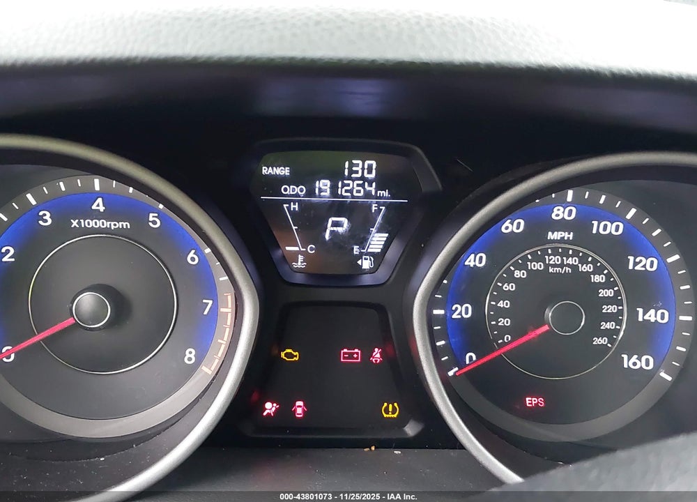 2011 HYUNDAI ELANTRA GLS (ULSAN PLANT) VIN: KMHDH4AEXBU106555