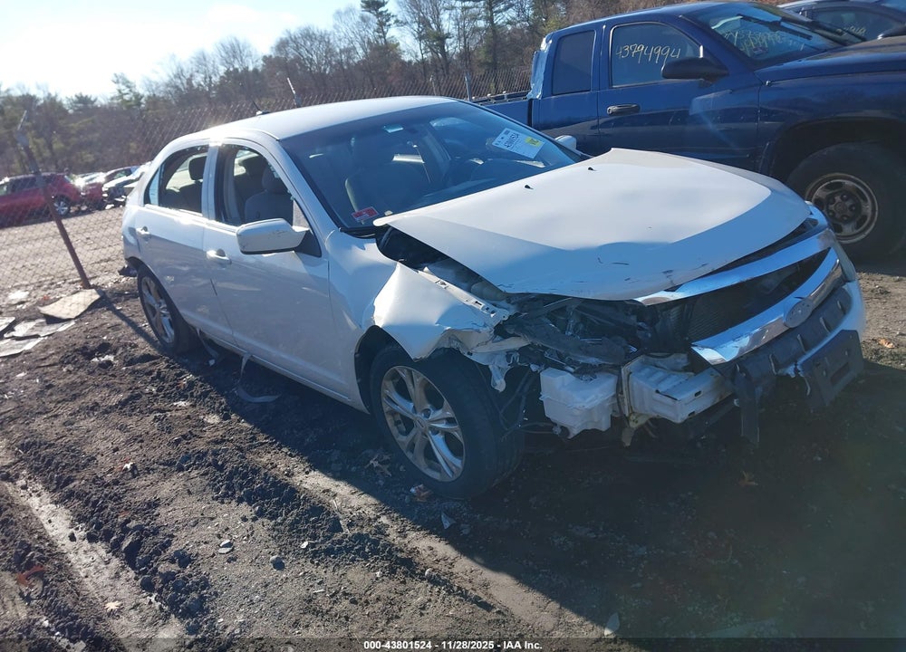 2012 FORD FUSION SE VIN: 3FAHP0HG3CR422161