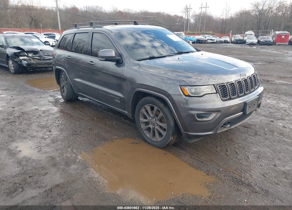 2016 JEEP GRAND CHEROKEE LIMITED 75TH ANNIVERSARY VIN: 1C4RJFBG4GC491649
