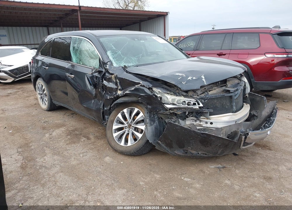 2014 ACURA MDX TECHNOLOGY PACKAGE VIN: 5FRYD4H49EB015741