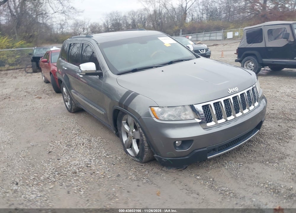 2013 JEEP GRAND CHEROKEE OVERLAND VIN: 1C4RJFCTXDC646132