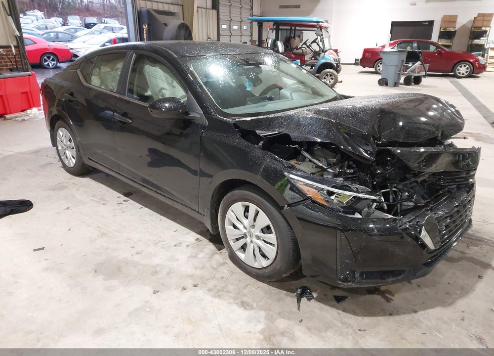 2025 NISSAN SENTRA S VIN: 3N1AB8BV4SY347686